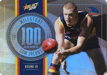 2015 Select AFL Champions - Milestone Game Foils #MG6 Sam Jacobs Front